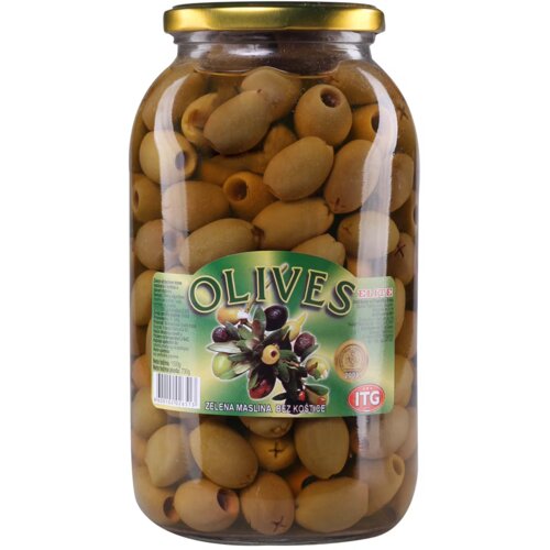 Nepoznato ITG Elite zelene masline bez koštice 1,5kg Cene