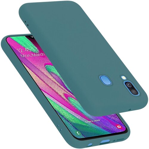 Cadorabo Ohi&amp;scaron;je, združljiv s Samsungom v tekoči zeleni barvi - za&amp;scaron;čitni pokrov iz fleksibilnega silikona TPU, (20587286) Slike