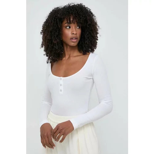 Pinko Majica dugih rukava za žene, boja: bijela, 103569 A1X4
