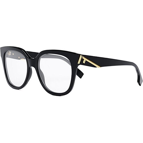 Fendi First Black Square Eyeglasses ONE SIZE (54) Črna/Kristalna Cene