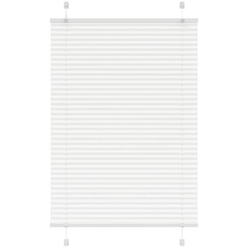 vidaXL Plisirana roleta bijela 100x150 cm širina tkanine 99,4 cm Cijene