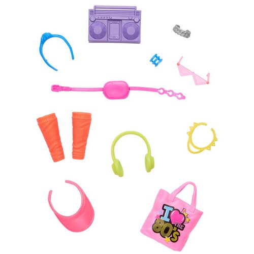 Barbie Mattel : Roza Torba Obožujem 80-a Dodatki (HWV74), (22103497) Cene