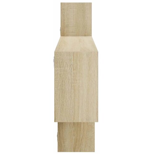  Zidna polica Hrast sonoma 168.5 x 17 x 68 cm - Hrast sonoma 4 pregrade Slike
