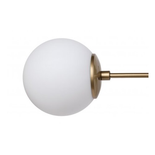 Opviq lights Viseča svetilka s 6 žarnicami v zlato-beli barvi Opviq luči Damar Horizontalno Slike