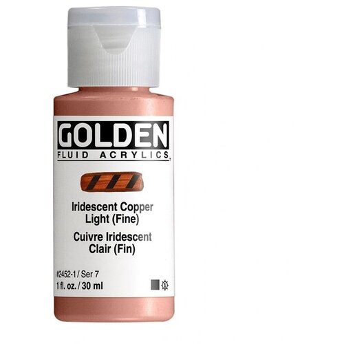  GOLDEN Fluid Iridescent Akrilna boja | 2452 copper light Slike