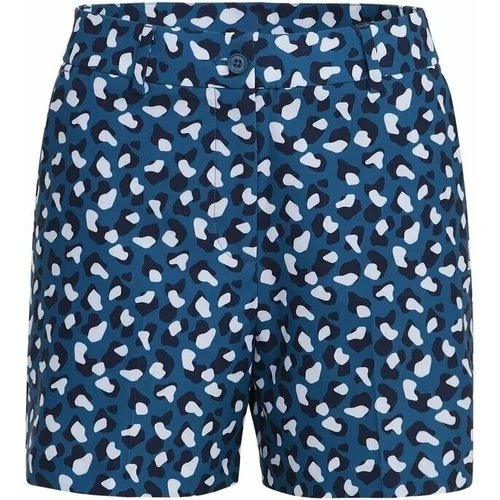 J.Lindeberg Gwen Printed Golf Short Moroccan Blue Animal 25