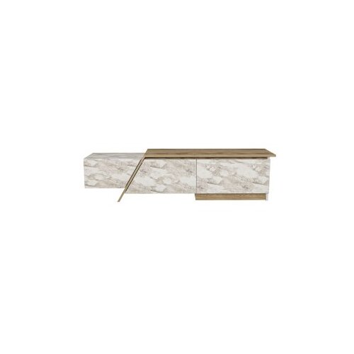 Hanah home TV komoda Zonas, 180x28,6x35 cm, Hrast Slike