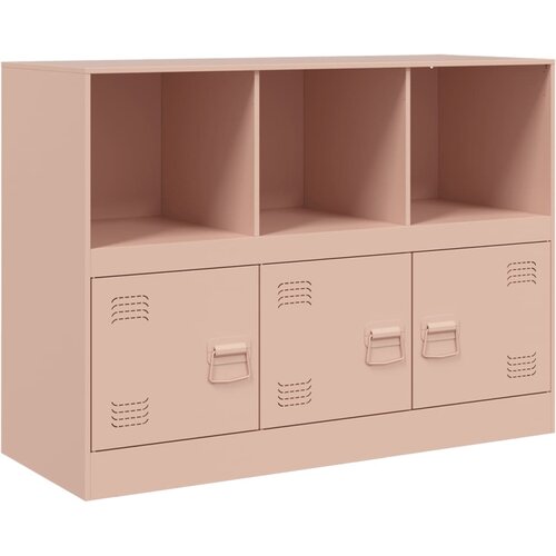 Maison Chic Komoda - Predalnik roza 99x39x73 cm jeklo, (21715770) Slike