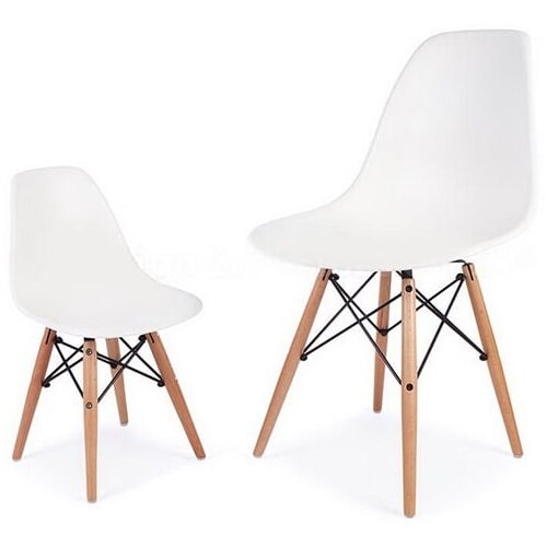  Stolica za decu Charlie dec bela FA0051 Slike
