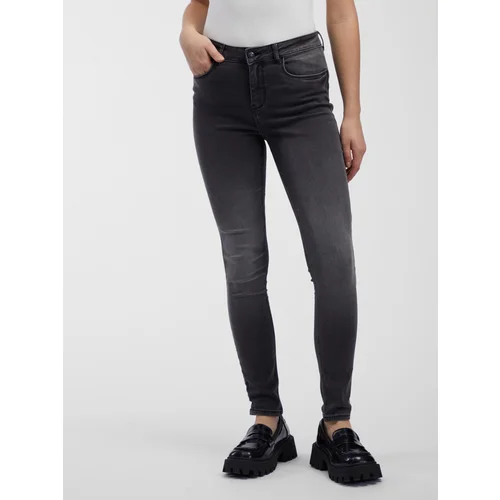 Orsay Grey Womens Skinny Fit Jeans - Women