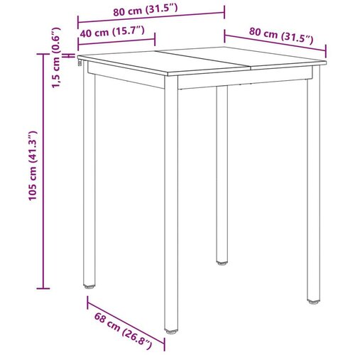  Blagovaonski stolovi Konstruirano drvo Slike