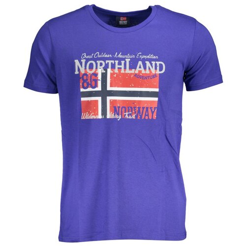 SCUOLA NAUTICA ITALIANA NORWAY 1963 MEN'S BLUE SHORT SLEEVED T-SHIRT Cene