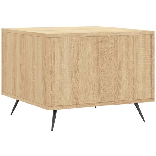 vidaXL Klubska mizica sonoma hrast 50x50x40 cm inženirski les Cene
