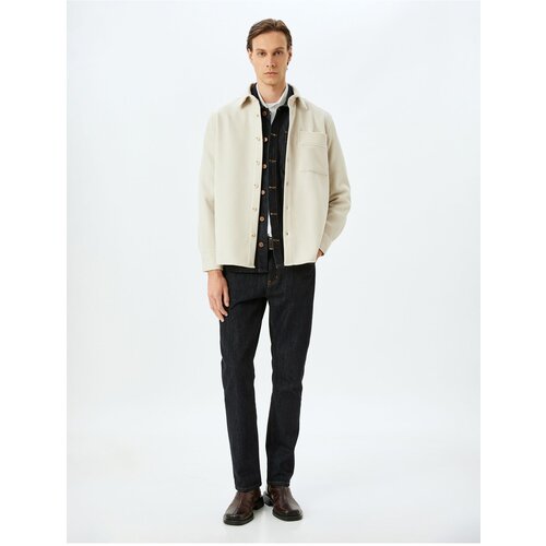 Koton Pocket Detailed Viscose Blend Shirt Jacket Slike