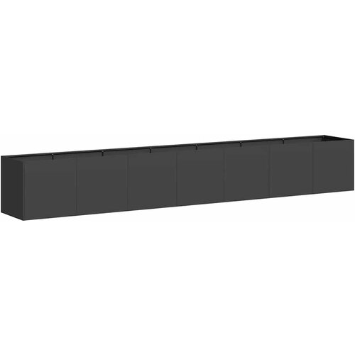 Maison Chic Cvetlični Lonec - Cvetlično korito Black 280x40x40 cm Hladno valjano jeklo, (21789917) Cene