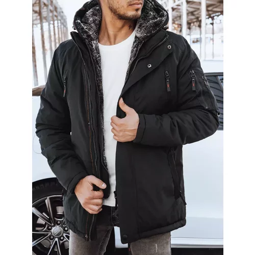 DStreet Black men's winter jacket TX4302