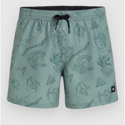 O'neill Mix & Match Cali Print 15'' Boardshorts green vintage surfer Cene
