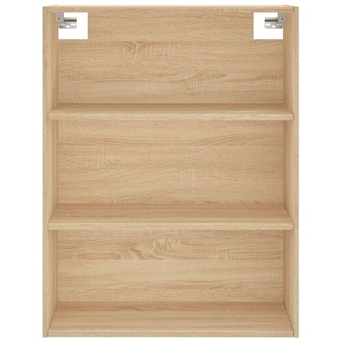  Visoka komoda hrasta sonome 69,5x34x180cm od konstruiranog drva Slike