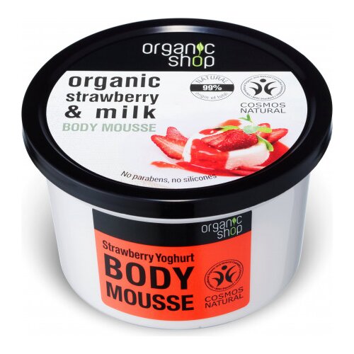 Organic Shop krema za telo - Body Mousse Strawberry Yoghurt (250 ml) Cene