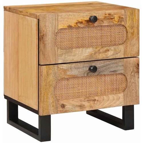  Noćni ormar Prirodna 40 x 33 x 46 cm Čvrsto drvo manga Cijene