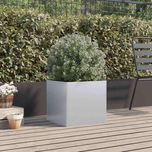 VidaXL Sadilica srebrna 49 x 47 x 46 cm od pocinčanog čelika Slike