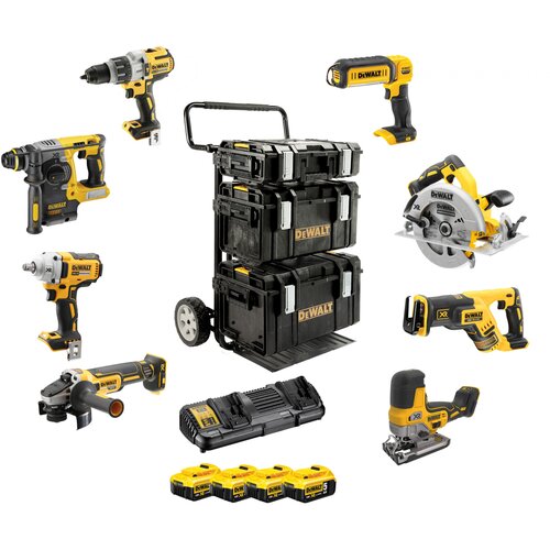 Dewalt DCK856P4 DCK856P4-QW set alata akumulatorska udarna bu&amp;scaron;ilica odvijač, akumulatorski udarni odvijač, akumulatorski Slike