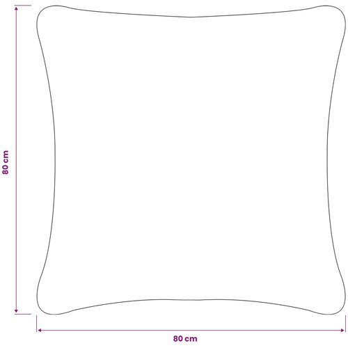  Presvlaka za jastuk 2 pcs HEERLEN Tamnozelena 80 x 80 cm Boucl&amp;eacute; Slike