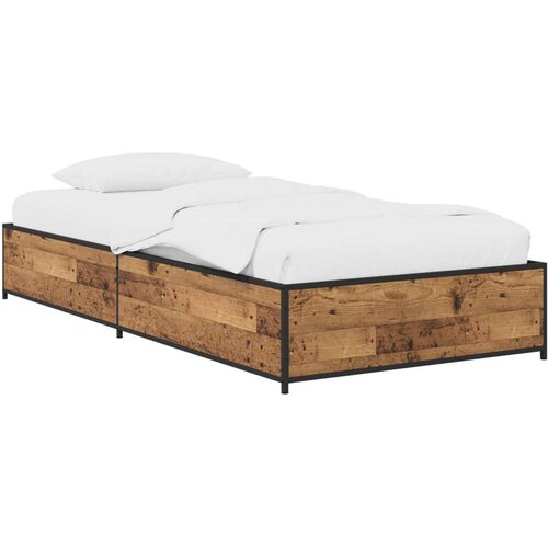  Okvir za krevet Staro drvo 80 x 200 cm Konstruirano drvo - Staro drvo Cijene