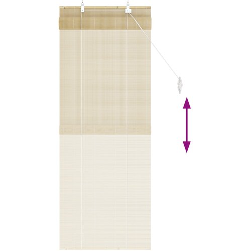 Rolo zavjesa Prirodna 50 x 160 cm Bambus Slike