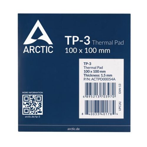Arctic Thermal Pad TP-3 1.5mm100x100mmidealan za RAM, chipset, IC Cijene