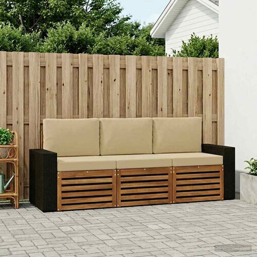  Setovi sofa 3 kom. Čvrsto drvo akacije Cijene