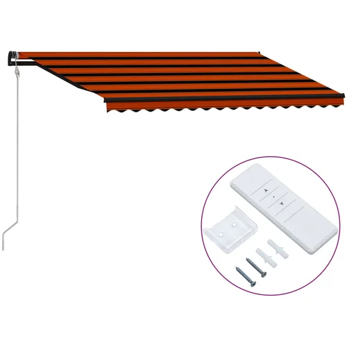  Tenda na automatsko uvlačenje 400 x 300 cm narančasto-smeđa