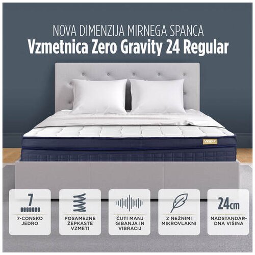 Vitapur HITEX žepkasto leži&amp;scaron;če/vzmetnica Zero Gravity 24 Regular - 160x200 cm Slike