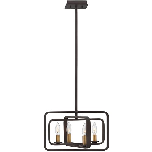 Elstead Lighting Elstead Quentin Stropni lestenec s 4 lučmi, bronast, E14, (22097871) Cene