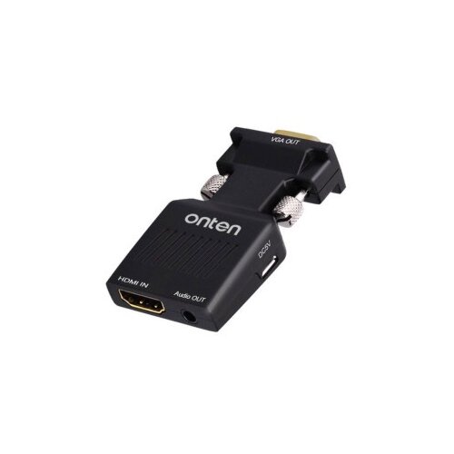  Adapter hdmi na vga sa audio prikljuckom jack 3.5mm dc 5v (otn-7557) onten ( AD473 ) Cene