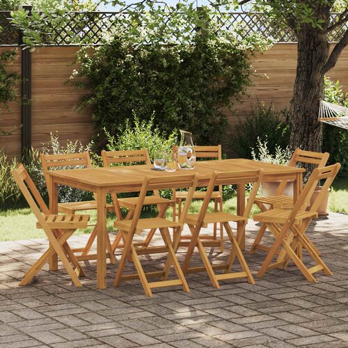  Vanjske bistro stolice 8 pcs Prirodna 40 x 53 x 80 cm Cene