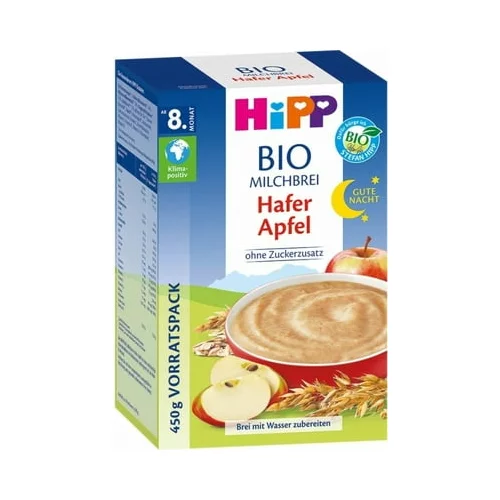 Hipp Bio mlečna kaša za lahko noč z ovsom in jabolkom
