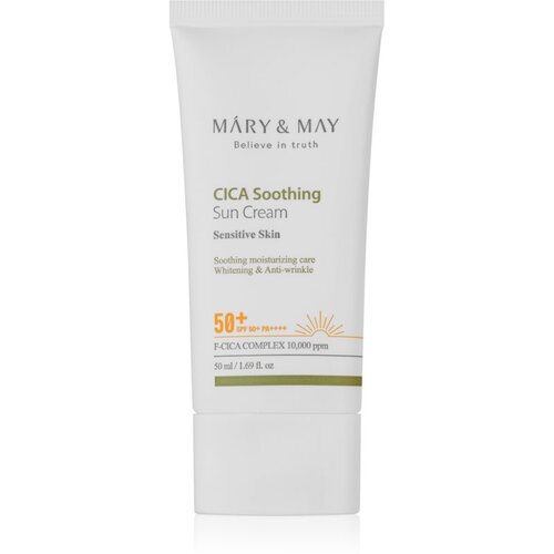 MARY & MAY Cica Soothing umirujuća i zaštitna krema SPF 50+ 50 ml Cijene