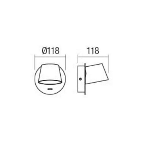  Redo 01-1738 - LED zidno svetlo SHAKER LED/6W/230V bela Slike