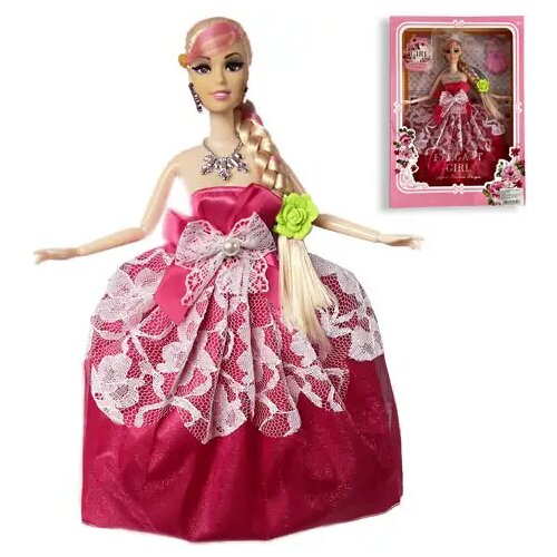 Magic Toys Nicky: Princeska modna lutka s torbico 30 cm v dveh različicah Cene
