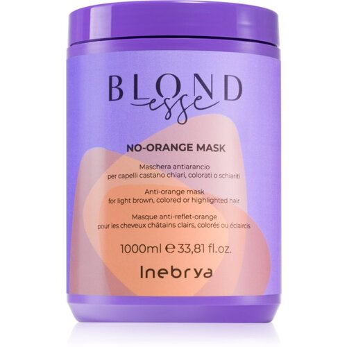 Inebrya BLONDesse No-Orange Mask maska za lase za nevtralizacijo medeninastih podtonov 1000 ml Cene