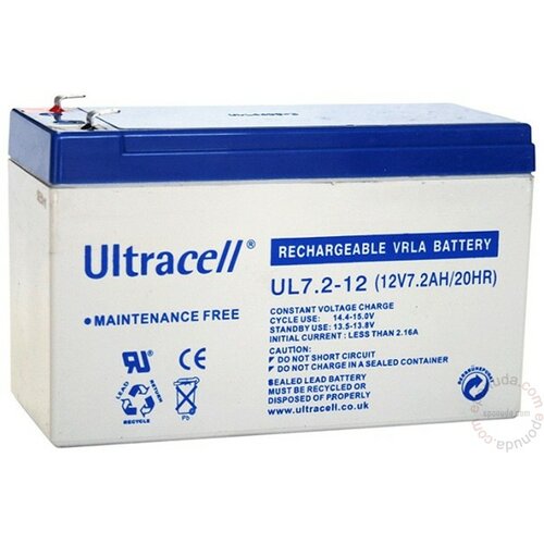 Ultracell UPS Battery 12V/7.2Ah UL7.2-12 Cene
