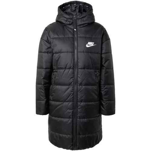 Nike Sportswear Zimski kaput crna / bijela