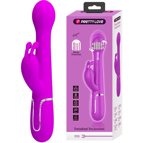 Pretty Love Dejon Twinkled Tenderness 3in1 Thrusting & Rotating Rabbit Vibrator Pink Cijene