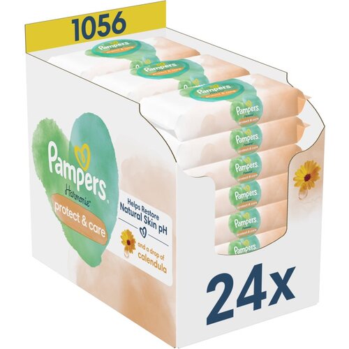 Pampers Harmonie Protect&Care vlažne maramice za djecu s ljekovitim nevenom 1056 kom Cijene