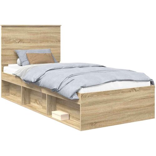  Okvir za krevet Sonoma 90 x 190 cm Čvrsto borovo drvo Slike