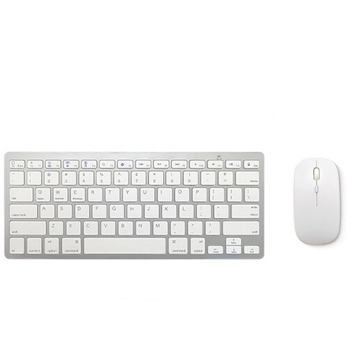 INF Bluetooth Komplet Tipkovnice in Mi&scaron;ke - Brezžična Kombinacija za Tablice Silver, (5000116569) Cene