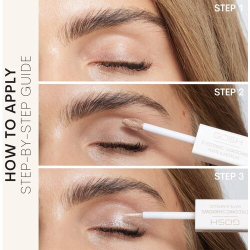 Gosh Eyeconic Shadows tekoče senčilo za oči 2 v 1 odtenek 003 Savage 1.5 ml Slike