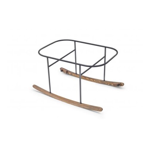 Hanah home Kolijevka Hier Metal, 90x70x58 cm, Crno-srebrne boje Cene