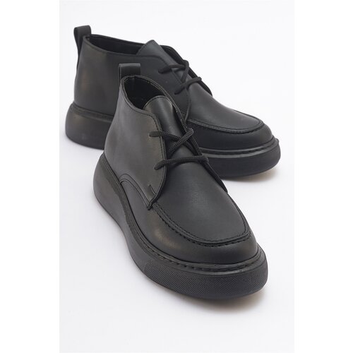 LuviShoes VALVE Black Skin Women's Boots Slike